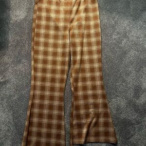 Wild Fable Brown Plaid Women Pant
